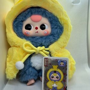 Kawaii Baby Three I am not a warrior Duck Chick Koala bag charm keychain PLUSHY